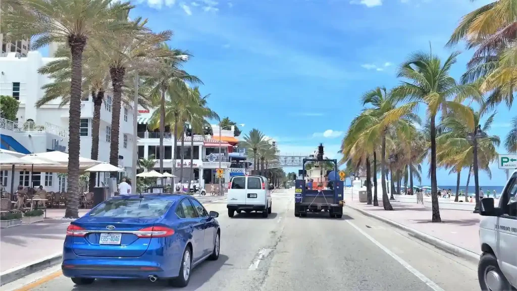 Driving from Fort Lauderdale to West Palm Beach
